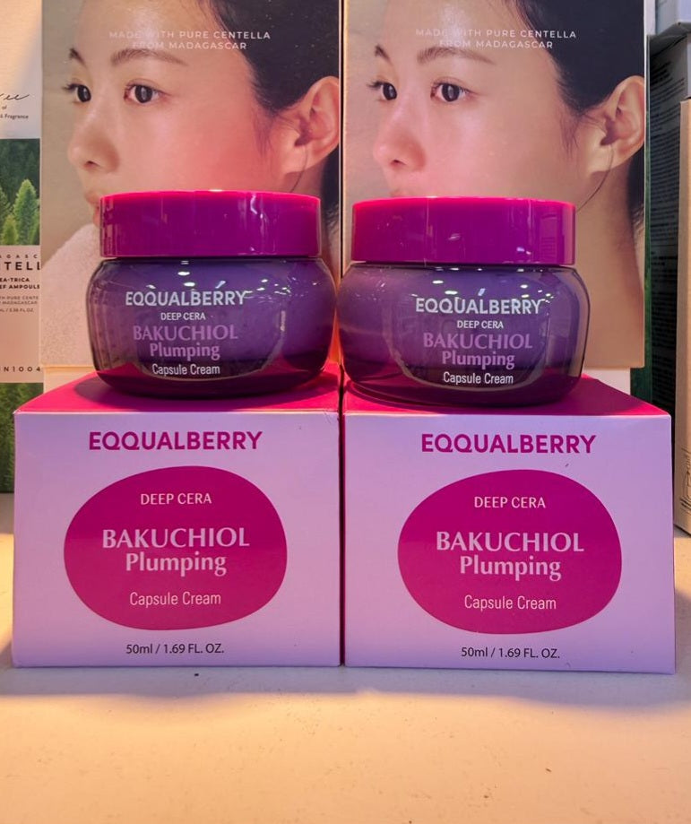 🔘 EQQUALBERRY

Deep Cera Bakuchiol Plumping Capsule Cream