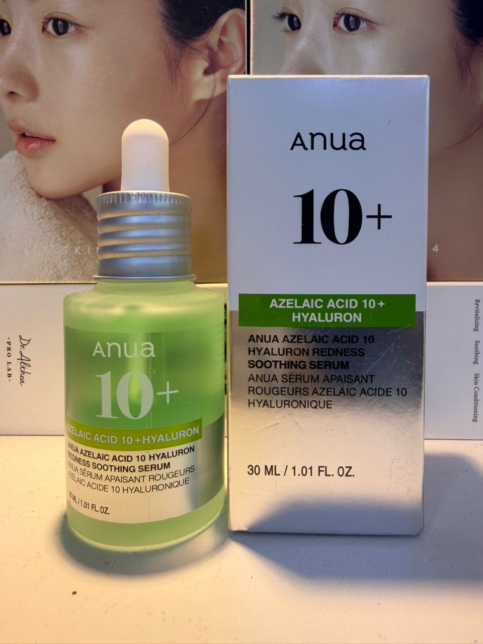 🔘 Anua Azelaic Acid 10% + Hyaluron Redness Soothing Serum